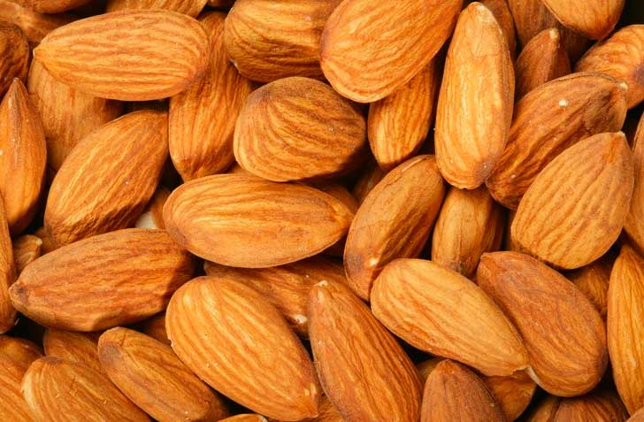 Almond nuts.