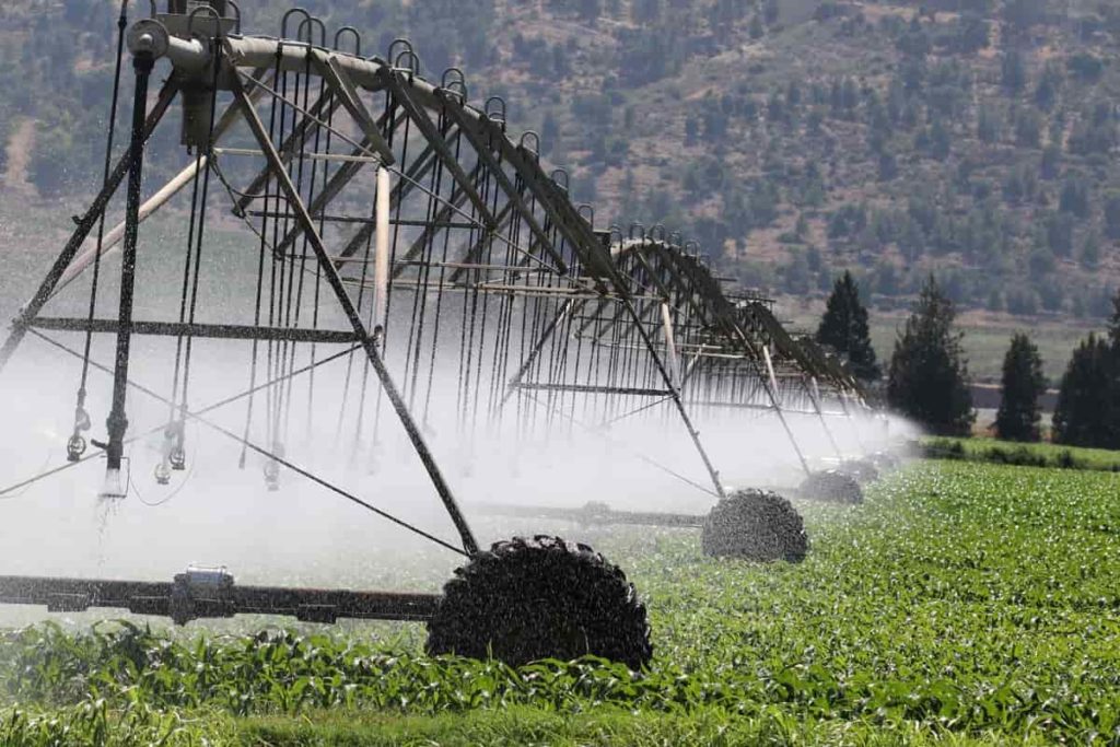 Irrigation in farming
