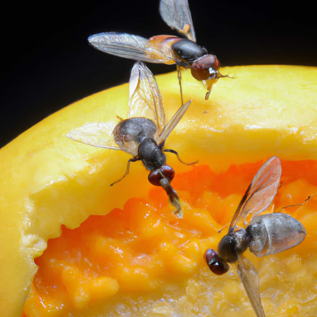 Fruit Flies in Mango