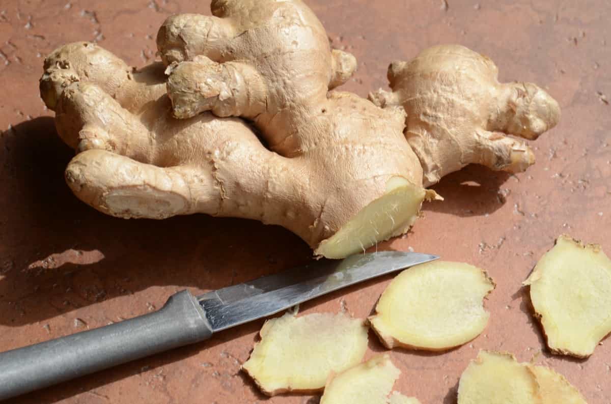 Cut Organic Ginger